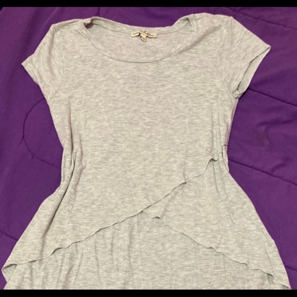 Express Hi-lo Wrap Top
